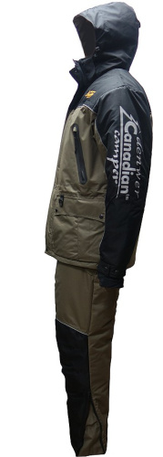 Зимний костюм для рыбалки Canadian Camper Denwer Pro цвет Black/Stone (L) фото 10